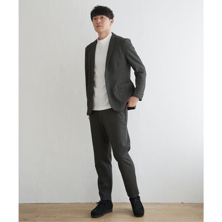 【セットアップ対応】GOKU楽ワークウールライクパンツ | ikka  | 詳細画像7 