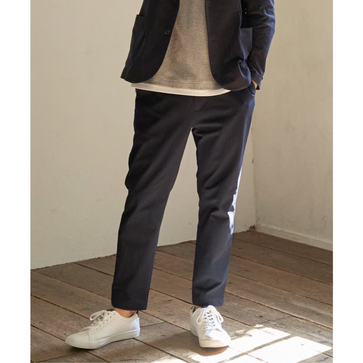 ネイビーブルー | 【セットアップ対応】GOKU楽ワーク 速乾鹿の子パンツ | ikka 