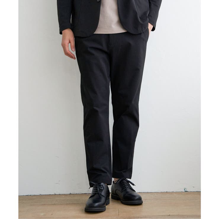ブラック | 【セットアップ対応】GOKU楽ワーク 速乾鹿の子パンツ | ikka 