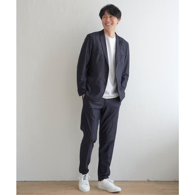 【セットアップ対応】メッシュチェックイージーパンツ | ikka  | 詳細画像5 