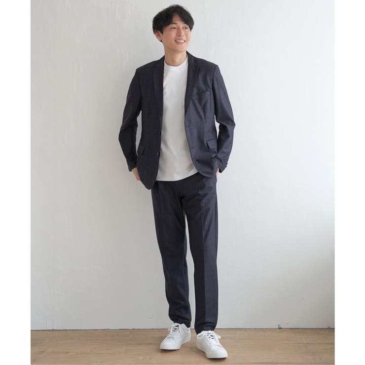 【セットアップ対応】メッシュチェックイージーパンツ | ikka  | 詳細画像6 