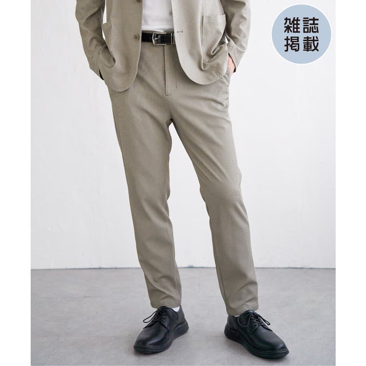 ベージュ | 【雑誌MonoMax5月号掲載】GOKU楽ワークサッカーパンツ【セットアップ対応… | ikka 