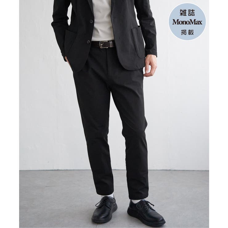 ブラック | GOKU楽ワーク速乾鹿の子パンツ | ikka 