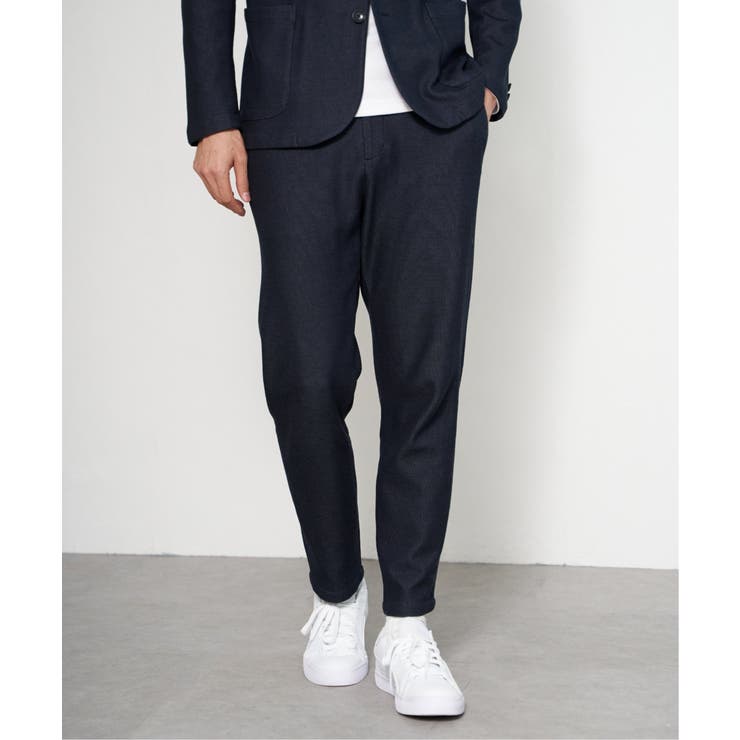 ネイビーブルー | 【セットアップ対応】GOKU楽ワークハニカムデニムパンツ | ikka 