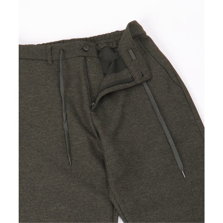 【セットアップ対応】GOKU楽ワークウールライクパンツ | ikka  | 詳細画像23 