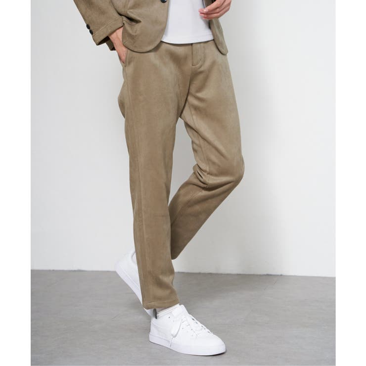 【セットアップ対応】GOKU楽 ワークスエードライクパンツ | ikka  | 詳細画像8 