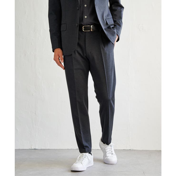 【セットアップ対応】BLKバーズアイカノコパンツ | ikka  | 詳細画像1 