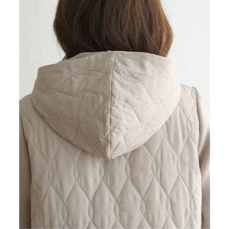 キルト切り替えフードコート | ikka  | 詳細画像19 