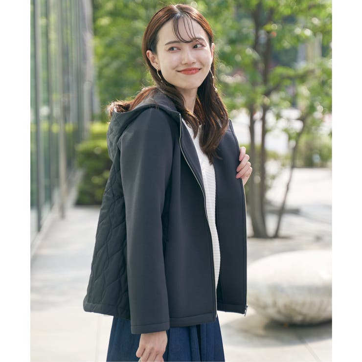 チャコール | 【洗濯機で洗える】GOKU楽ダンボールフードコート | ikka 