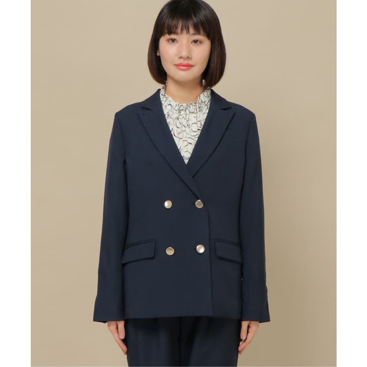 ❣️お値下げ　❣️未使用品　イエナ　リネンジャケット　日本製　ダブルジャケット ESTNATION / リネンコットンジャケット｜ESTNATION ONLINE STORE