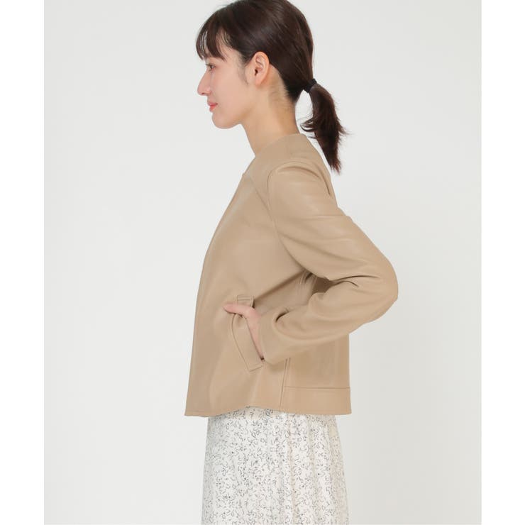 フェイクレザージャケット[品番：IKAW0015528]｜ikka （イッカ）のレディースファッション通販｜SHOPLIST（ショップリスト）