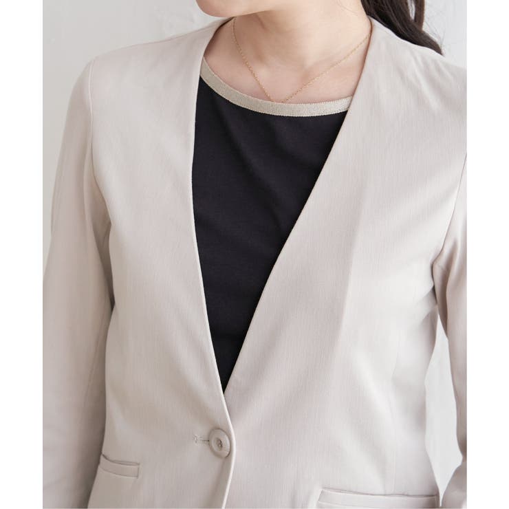 【セットアップ対応】GOKU楽ストレッチジャケット | ikka  | 詳細画像13 