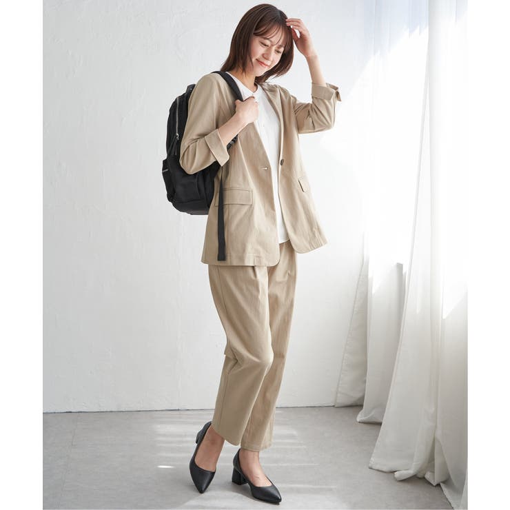 【セットアップ対応】GOKU楽ワークノーカラージャケット | ikka  | 詳細画像8 