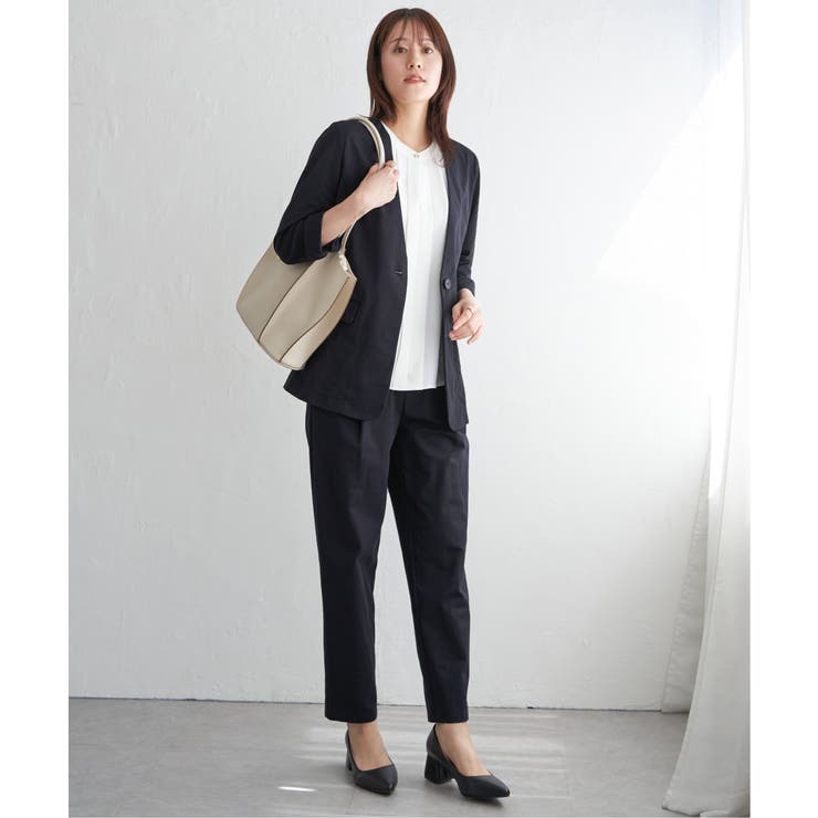 【セットアップ対応】GOKU楽ワークノーカラージャケット | ikka  | 詳細画像5 