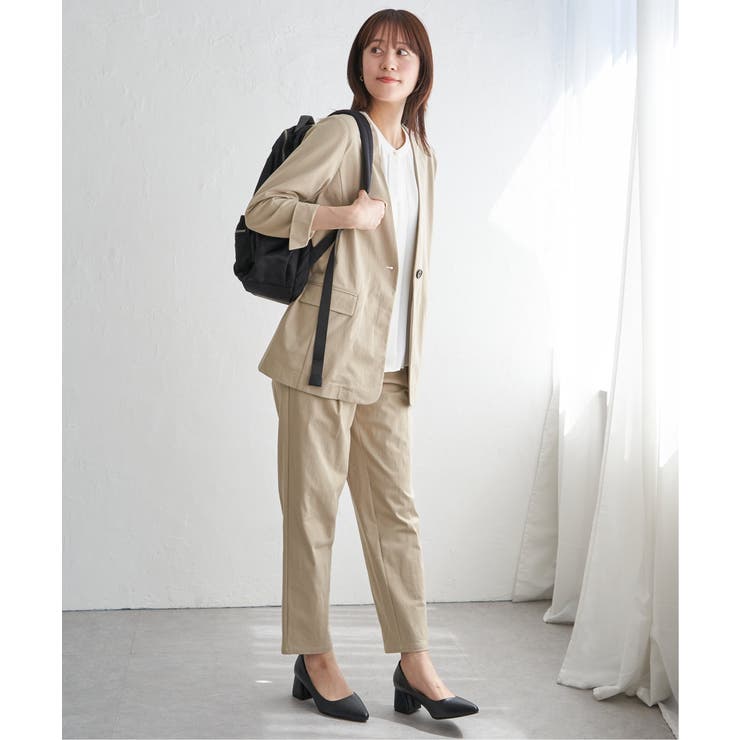 【セットアップ対応】GOKU楽ワークノーカラージャケット | ikka  | 詳細画像7 