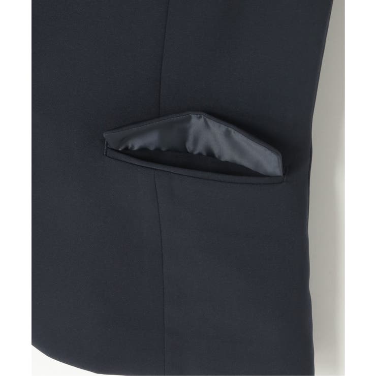 【洗濯機で洗える／セットアップ対応】ウォッシャブルキーネックジャケット | ikka  | 詳細画像36 