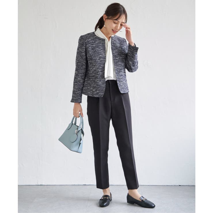 【フォーマル対応】ファンシーツイードジャケット | ikka  | 詳細画像13 