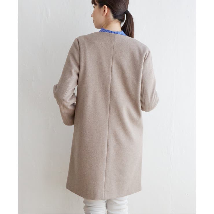 ウールライクフード取り外しコート | ikka  | 詳細画像25 