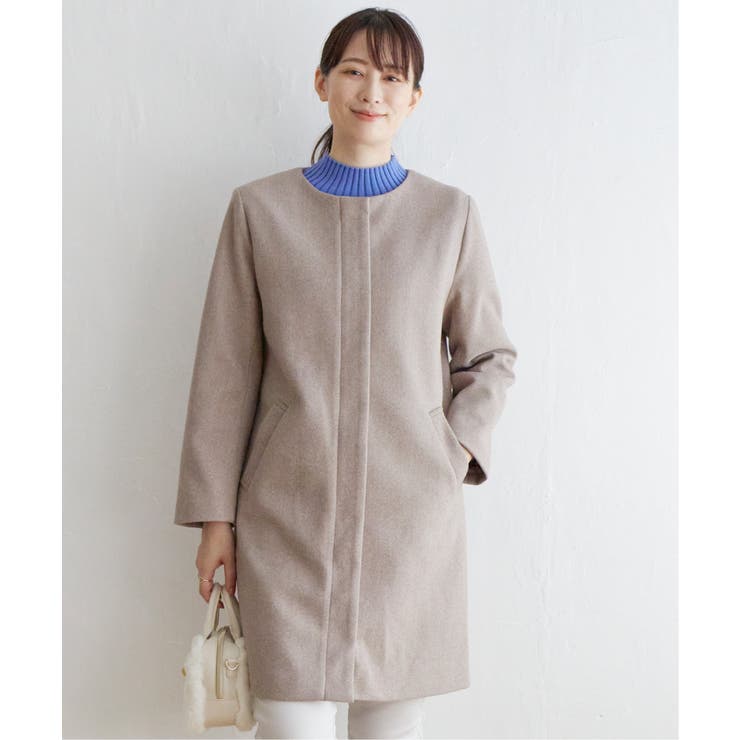 ウールライクフード取り外しコート | ikka  | 詳細画像26 