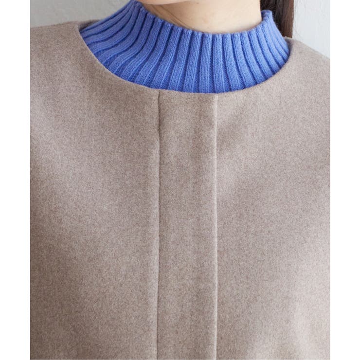 ウールライクフード取り外しコート | ikka  | 詳細画像27 