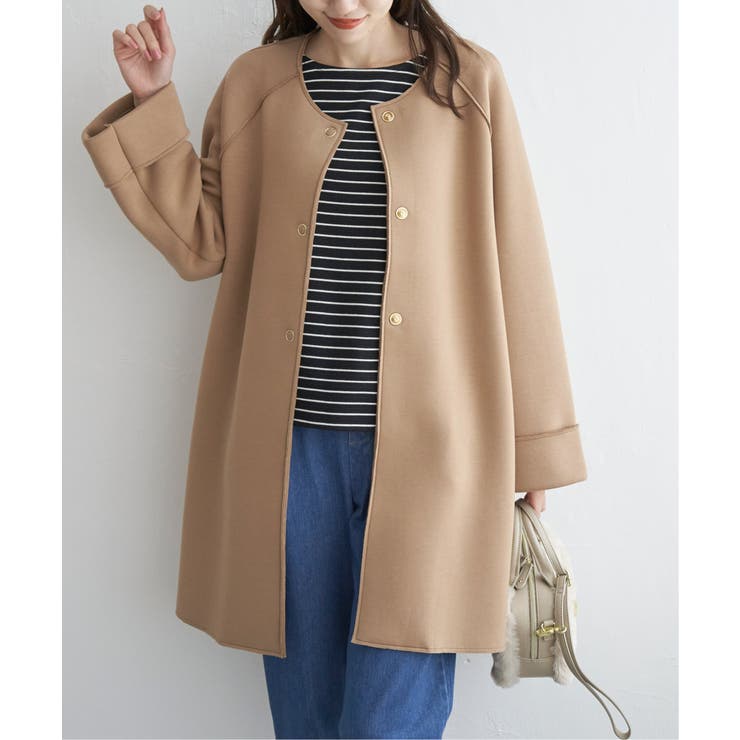 【洗濯機で洗える】GOKU楽ダンボールコート | ikka  | 詳細画像8 