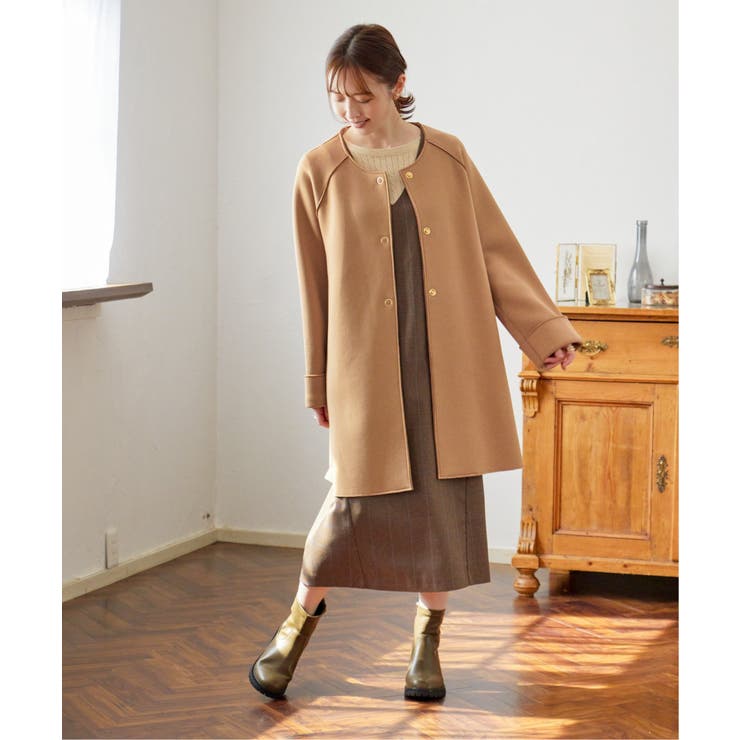 【洗濯機で洗える】GOKU楽ダンボールコート | ikka  | 詳細画像4 