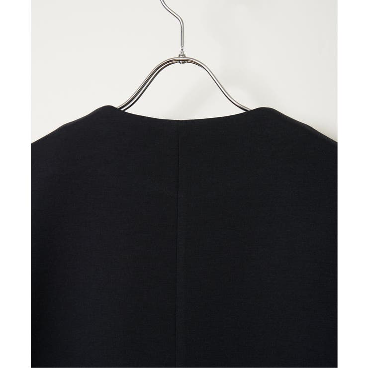 ダンボールニットノーカラーコート | ikka  | 詳細画像21 