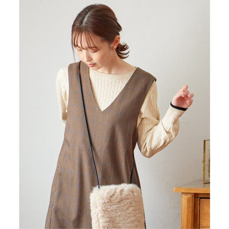 ミニケーブルニットプルオーバー | ikka  | 詳細画像11 