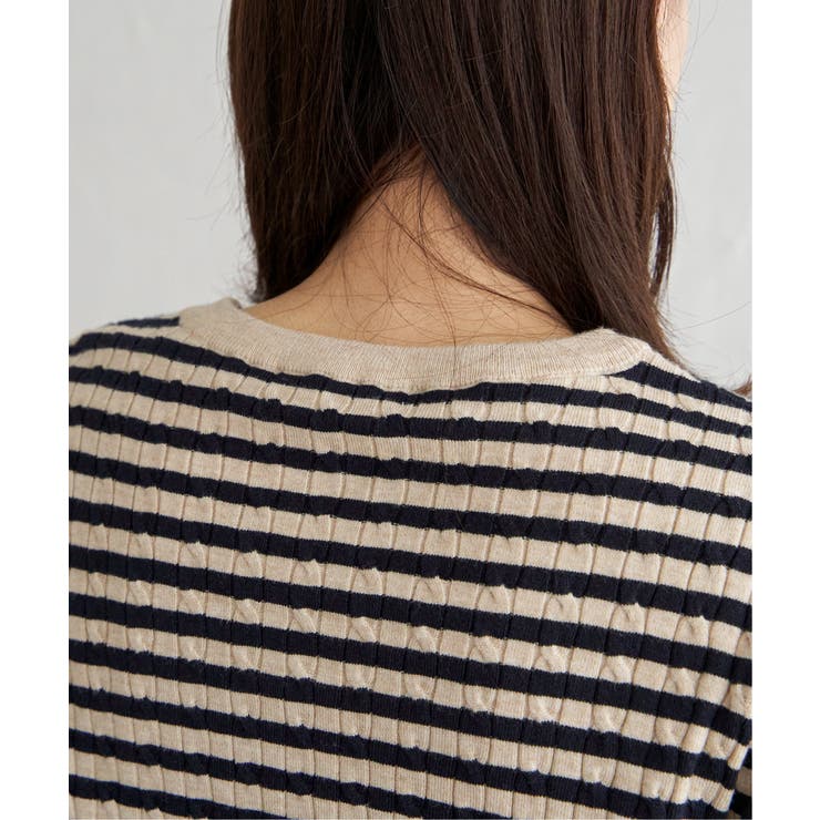 ミニケーブルニットプルオーバー | ikka  | 詳細画像25 