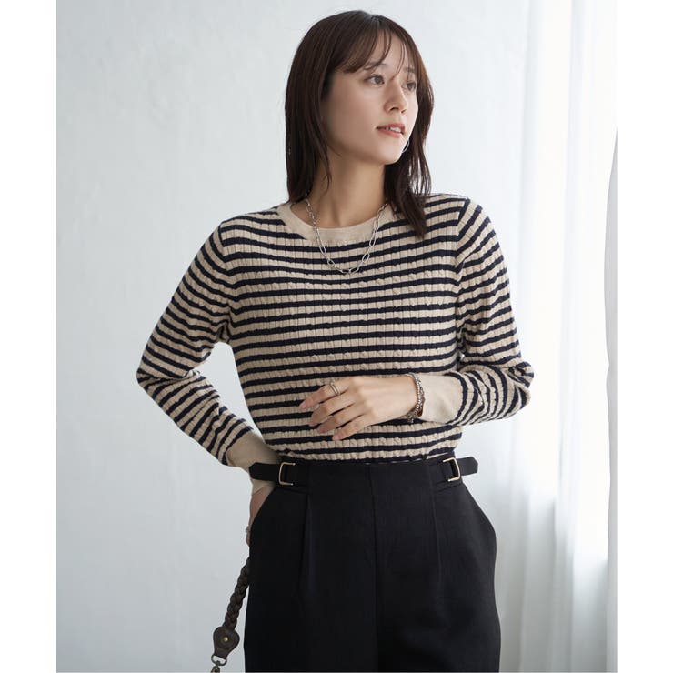 ミニケーブルニットプルオーバー | ikka  | 詳細画像13 