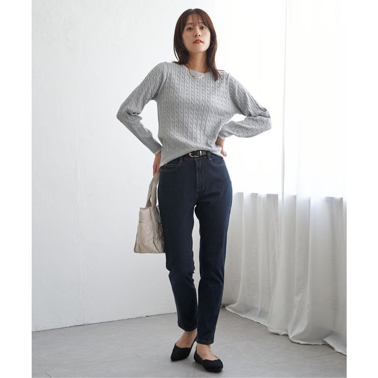 ミニケーブルニットプルオーバー | ikka  | 詳細画像27 