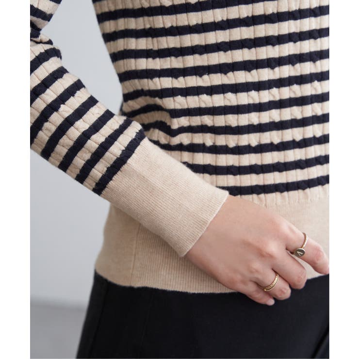 ミニケーブルニットプルオーバー | ikka  | 詳細画像32 