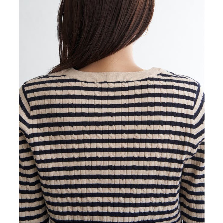 ミニケーブルニットプルオーバー | ikka  | 詳細画像35 