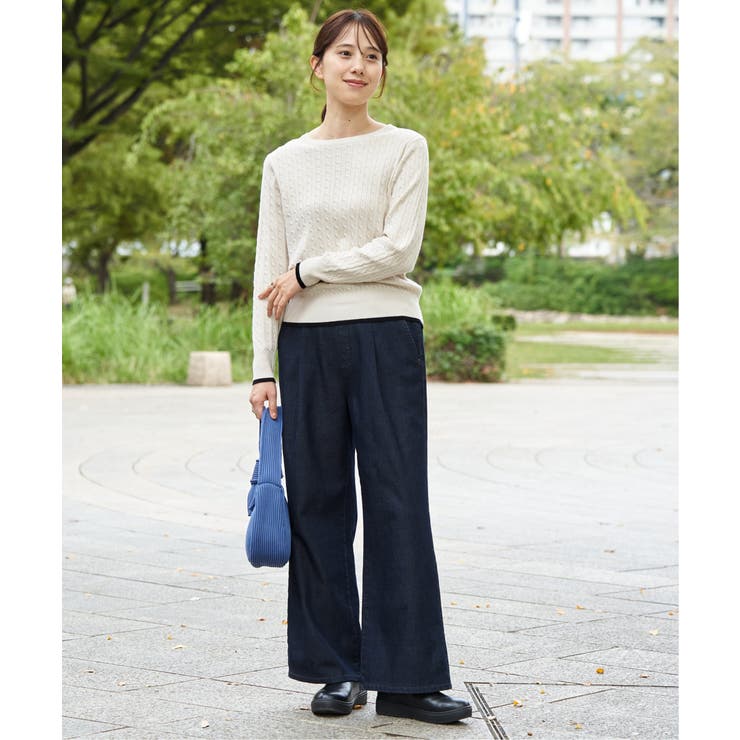 ミニケーブルニットプルオーバー | ikka  | 詳細画像3 