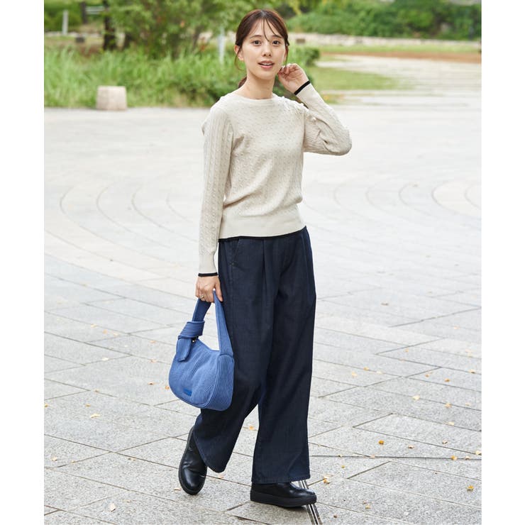 ミニケーブルニットプルオーバー | ikka  | 詳細画像4 