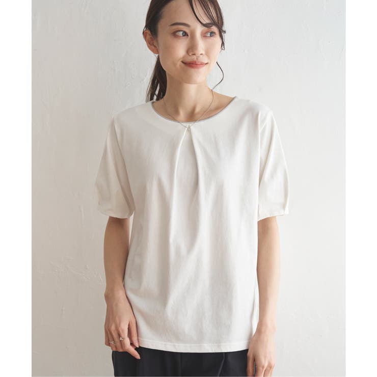 【接触冷感／吸水速乾】マルチファンクションラメコードプルオーバー【UVカット】 | ikka  | 詳細画像13 