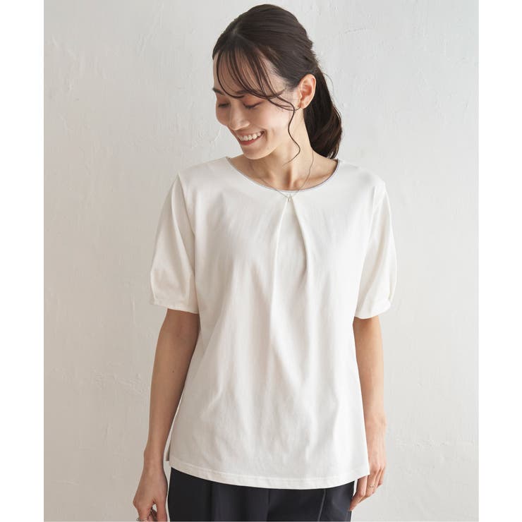 【接触冷感／吸水速乾】マルチファンクションラメコードプルオーバー【UVカット】 | ikka  | 詳細画像5 