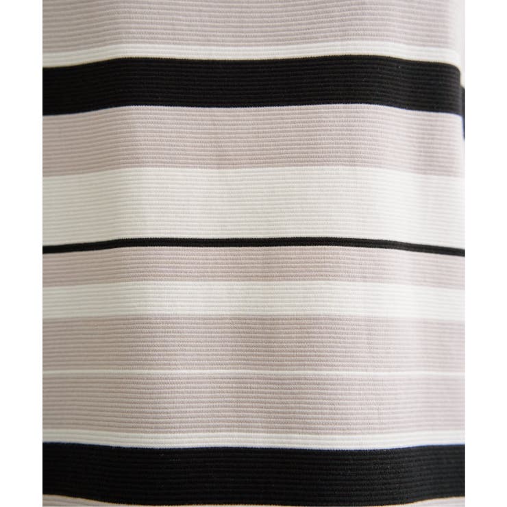 リップルボーダーキーネックプルオーバー | ikka  | 詳細画像19 