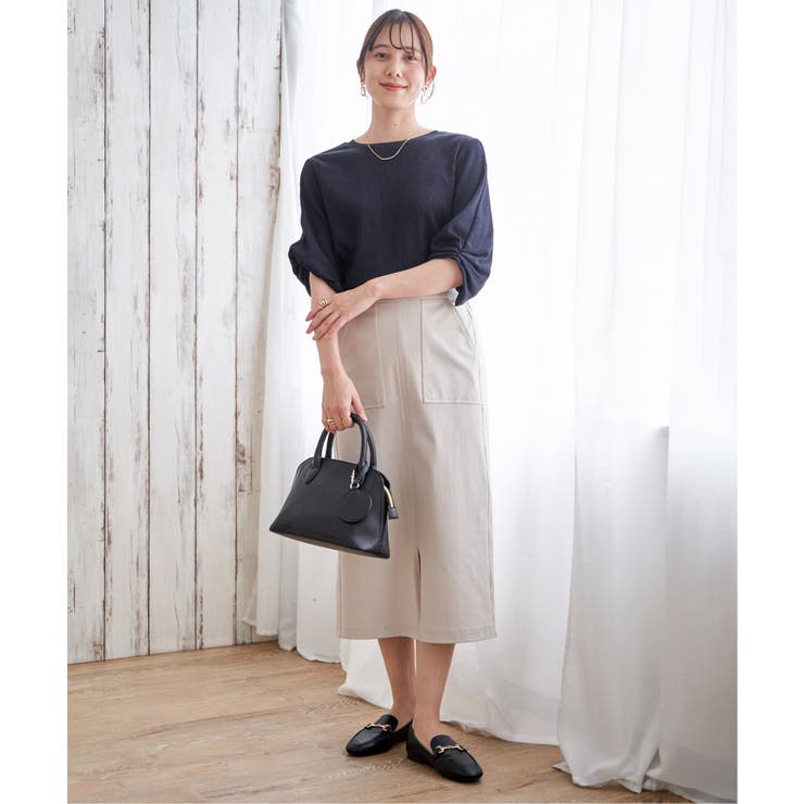 ジャガードホイップスリーブプルオーバー | ikka  | 詳細画像9 