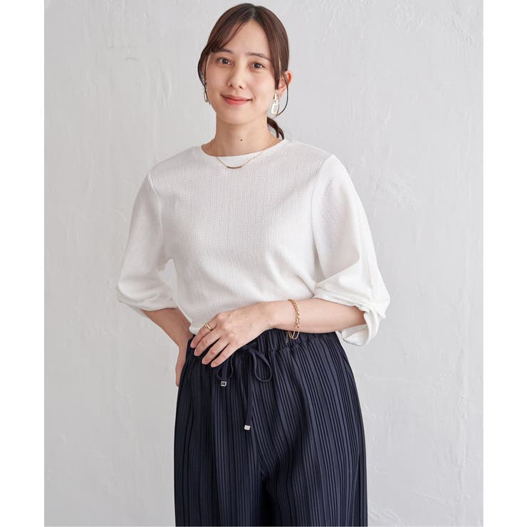 ジャガードホイップスリーブプルオーバー | ikka  | 詳細画像11 