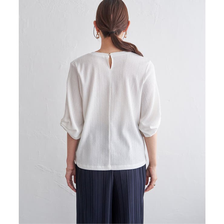 ジャガードホイップスリーブプルオーバー | ikka  | 詳細画像19 