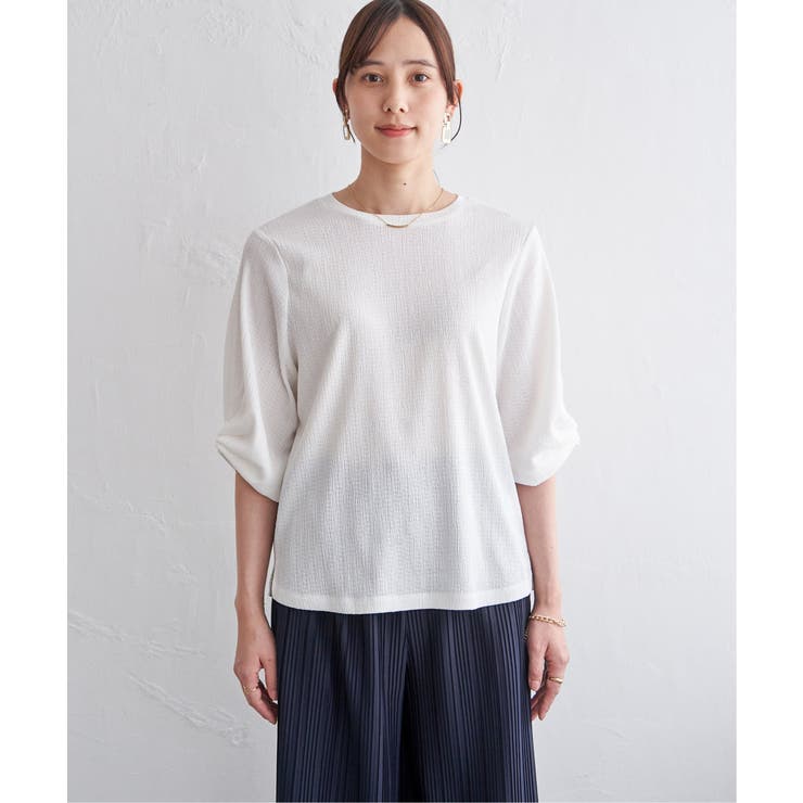 ジャガードホイップスリーブプルオーバー | ikka  | 詳細画像20 