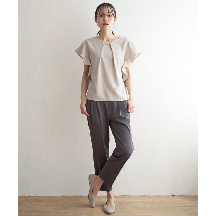 麻調バー付きブラウス | ikka  | 詳細画像8