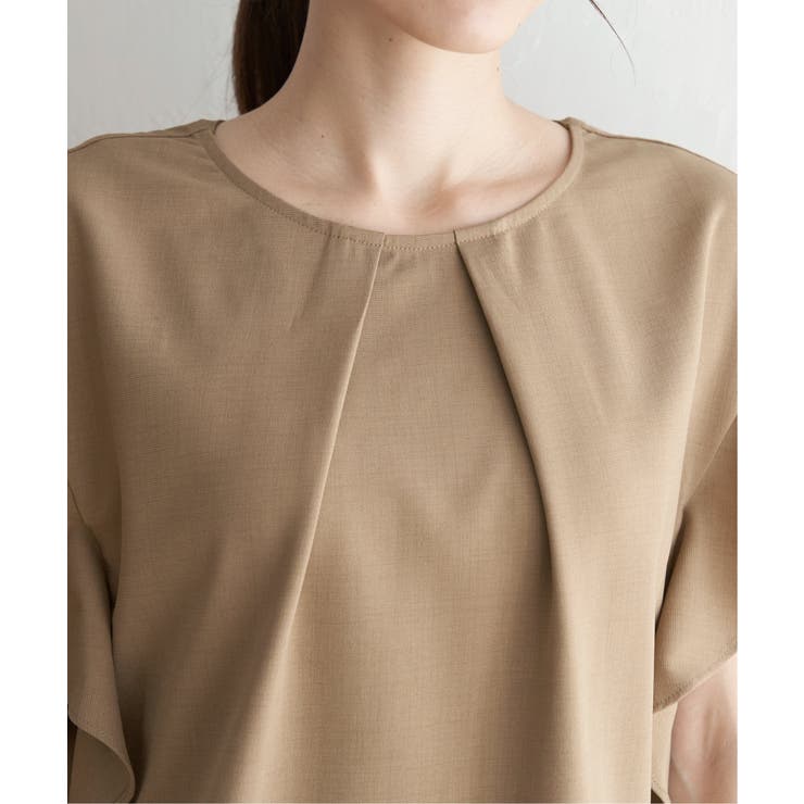 麻調バー付きブラウス | ikka  | 詳細画像13