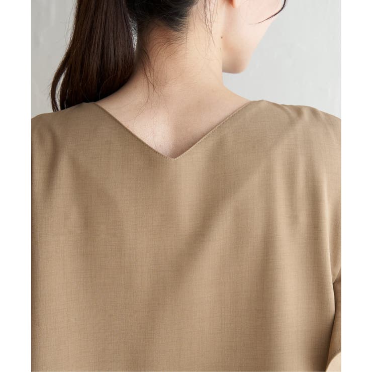 麻調バー付きブラウス | ikka  | 詳細画像16