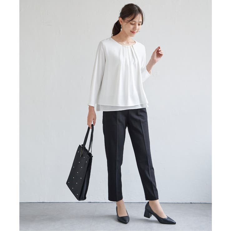 チャームデザインブラウス | ikka  | 詳細画像12 