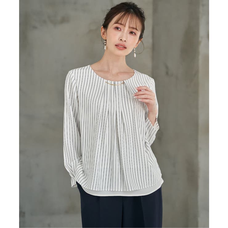 チャームデザインブラウス | ikka  | 詳細画像18 