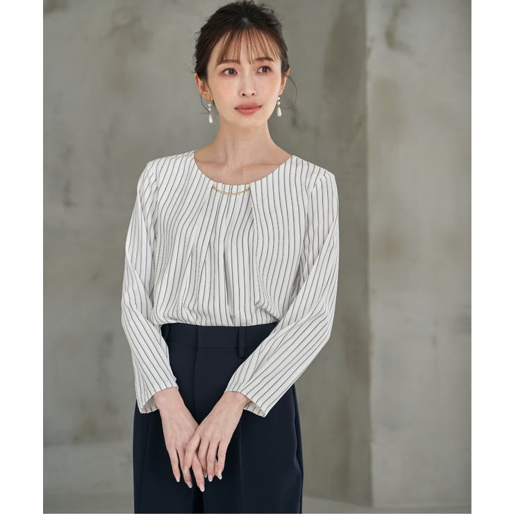 チャームデザインブラウス | ikka  | 詳細画像19 