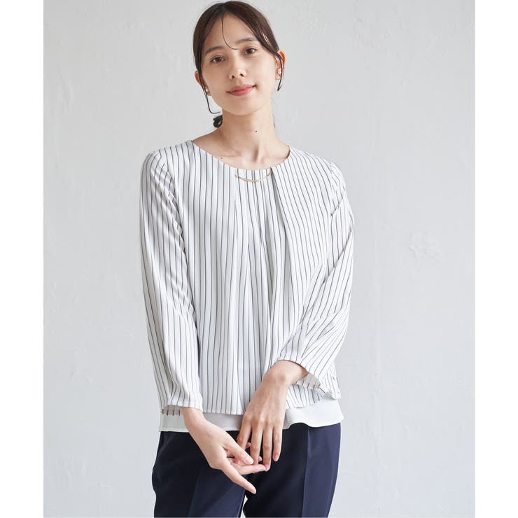 チャームデザインブラウス | ikka  | 詳細画像22 