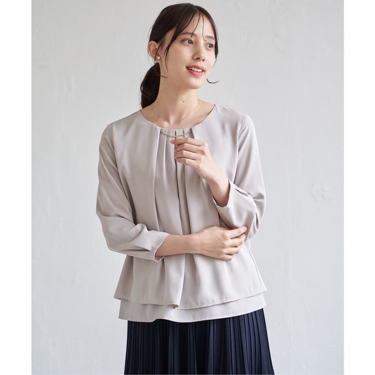 チャームデザインブラウス | ikka  | 詳細画像26 